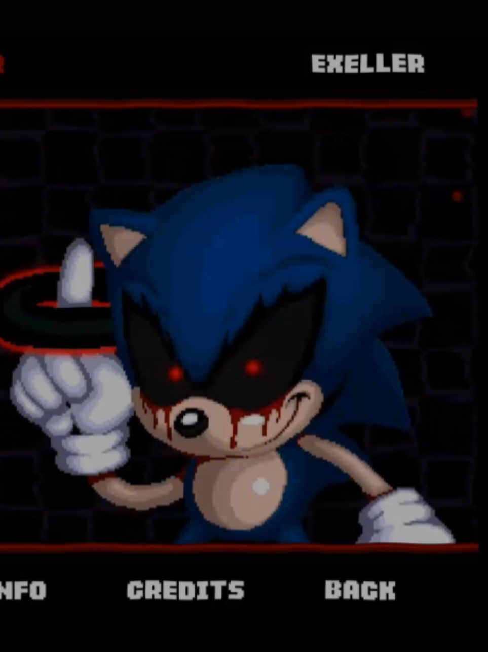 Oh My God This Is The Scariest Version 💀 #sonic #sonicthehedgehog #sonicexe #sonicexethedisaster2dremake #lordx 