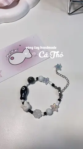 một chiếc vòng tay handmade xinh iu 𓆡🐰 °ᡣ𐭩 . °  #vongtayhandmade #vongtay #goiyquatang #vònghandmade #quàtặng   