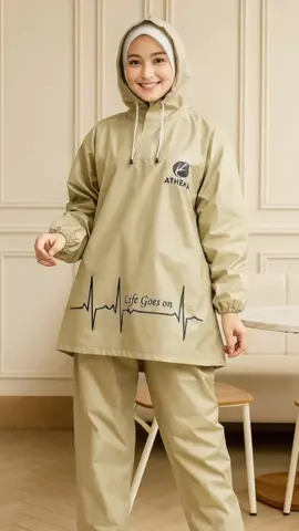 Promo jas hujan model hoodie 