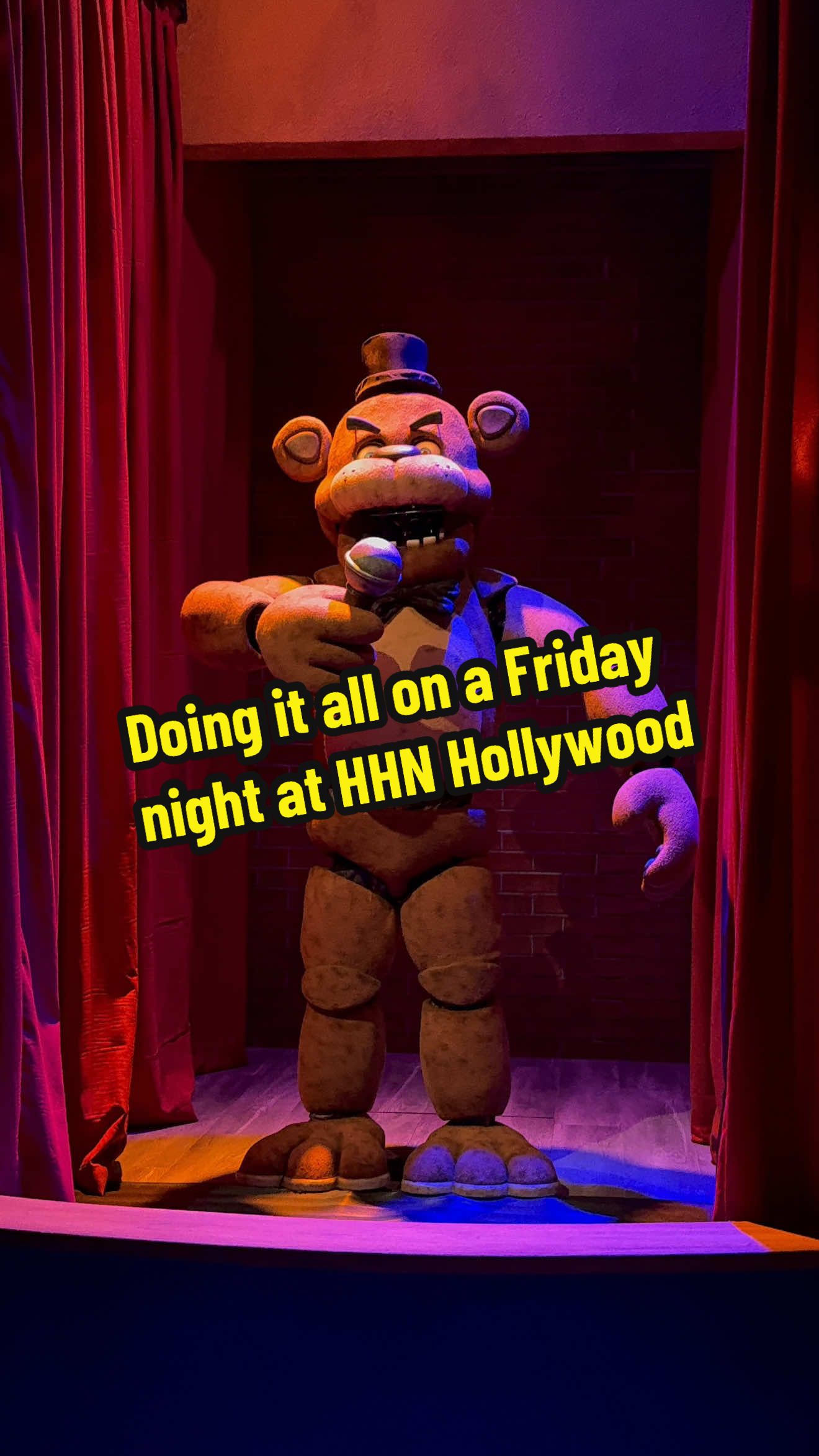 Halloween Horror Nights on a Friday night with no express or early entry is crazy… but doable early into the season. I did everything tonight, minus The Purge show AND watched a movie at AMC. #horrornights #hhn #universalstudios #halloween #horror