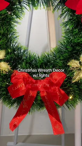 #christmaswreath #decorwithlight #christmasdecor 