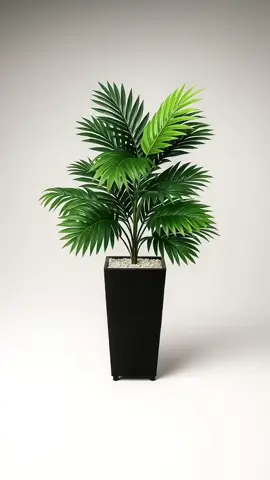 Planta Artificial Palmeira Areca Real Toque com Vaso #planta #palmeira #decoracao 