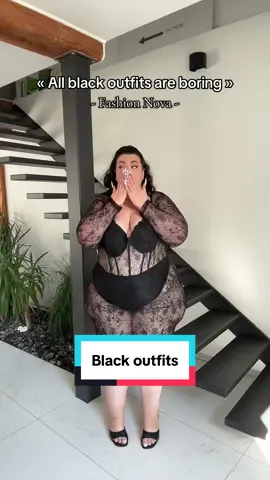 On s’ennuie jamais en @Fashion Nova 🖤  Je porte : Eden Long Sleeve Lace Midi Dress, Show Me Love Faux Leather Mermaid Maxi Skirt, Talea Off Shoulder Maxi Dress, Harmony Short Sleeve Sweater Maxi Dress , Mysterious Ways Lace Maxi Dress and Catching Flights Body Sculpting Contrast Midi Dress 🕶️  #TikTokFashion #plussizefashion #OOTD #blackoutfit #plussizeedition *offert*