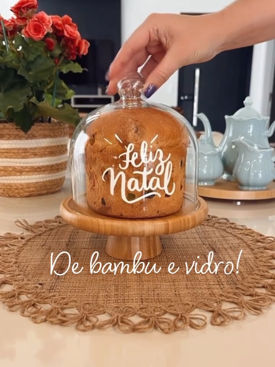 LINK NOS COMENTÁRIOS 🧡  #portapanetone #natal #natal2025 #promoshopee #novidade 