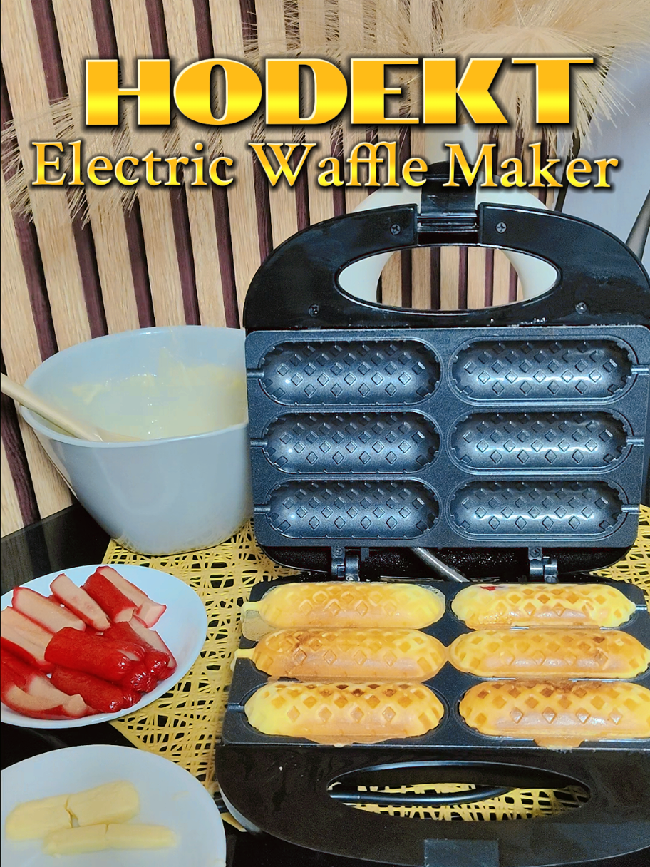 Wake up to waffle magic! 🧇✨ The Hodekt Electric Waffle Maker gives you golden, fluffy waffles in just minutes! 🔥 Fast heating 🍫 Non-stick & easy clean 👌 Compact & stylish Turn every Cravings into a treat – sweet, savory, or anything in between! 😍 #Hodekt #Wafflemaker  #Hodektwafflemaker #electricwafflemaker #Fyp 