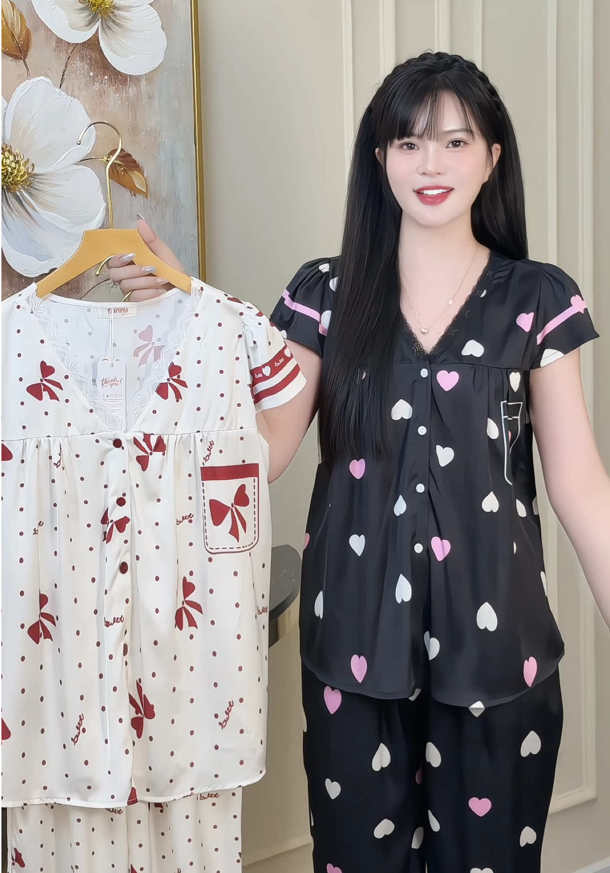 Đồ Bộ Ngủ Pijama Lụa Latin #champhanreview #pijama 