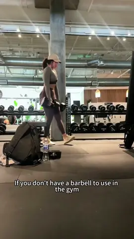 Solve your troubles, you can train without a barbell#gym #workoutmotivation #Fitness #fyp 