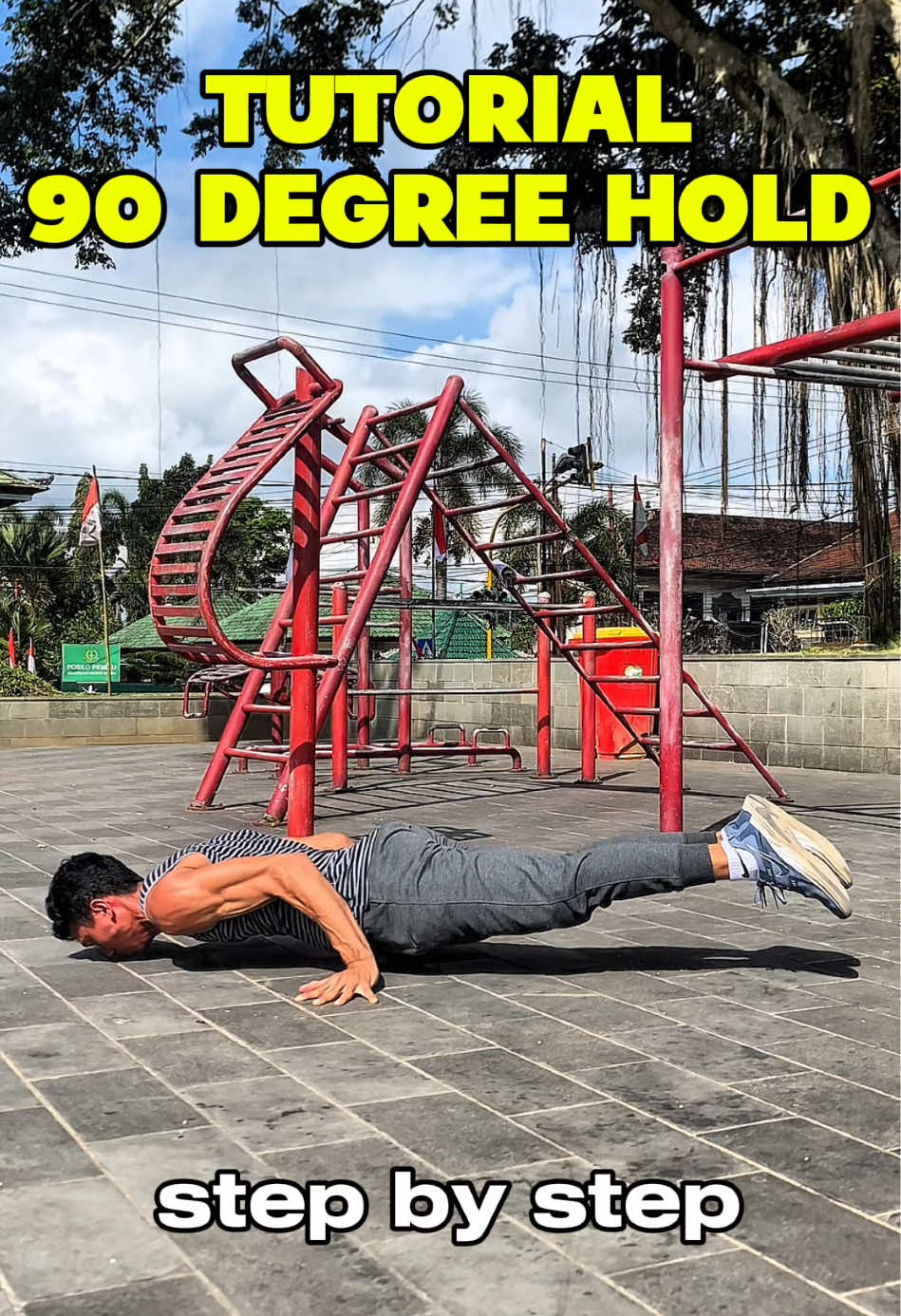tutorial 90 degree hold #90degreehold #calisthenics #tutorialkalistenik #tutorialworkout #workout 