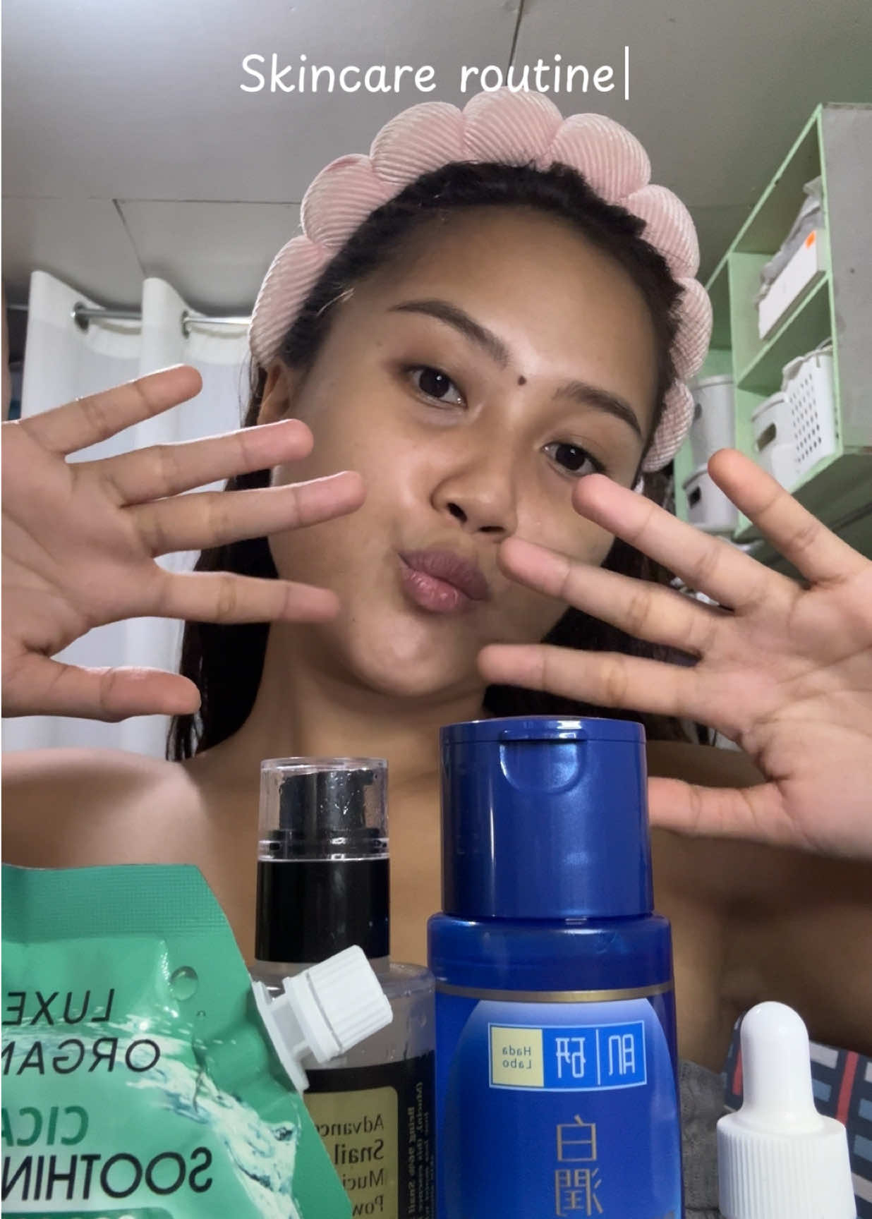 Hi y’all. Sharing my morning skincare routine, again. Haha  Toner : Hada Labo Premium Whitening Lotion Serum : Miracle Repair from @Luxe Organix Philippines  Essence : Snail Mucin from @cosrx.ph  Moisturizer : Cica soothing gel from luxe organix Sunscreen : @ANESSA | アネッサ  Lip serum : from luxe organix  Let me know in the comment section if you want me to review these products ;) thankiess.   #fyp #foryoupage #skincare #skincareroutine #beauty 