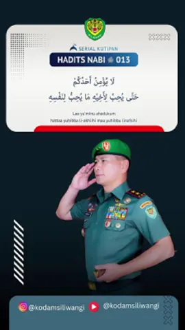 HUT FKPPI Ke-47 Tingkat Jawa Barat Tahun 2025. Momentum istimewa ini dihadiri oleh Pangdam III/Siliwangi, Mayjen TNI Kosasih, S.E., bersama jajaran tokoh masyarakat dan keluarga besar FKPPI. Acara ini menjadi wadah memperkuat silaturahmi, meneguhkan semangat kebersamaan, serta menumbuhkan rasa cinta tanah air dalam menjaga keutuhan Negara Kesatuan Republik Indonesia. “Esa Hilang Dua Terbilang, Siliwangi..!!” 🇮🇩 #tniprima #pangdamsiliwangi #FKPPI #haditsnabi #tniad 