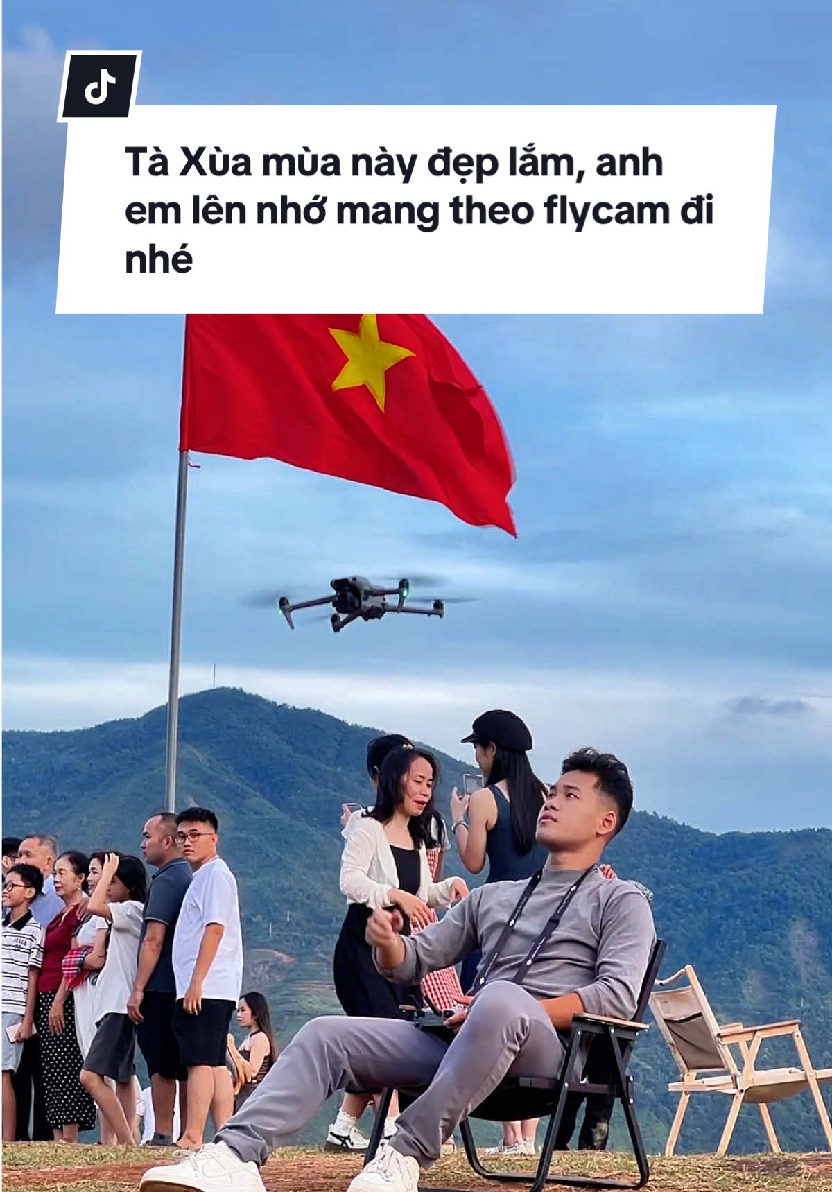Tà Xùa mùa này đẹp lắm, anh em lên nhớ mang theo flycam đi nhé. #Air3S #taxua #flycam #xuhuongtiktok #drone 