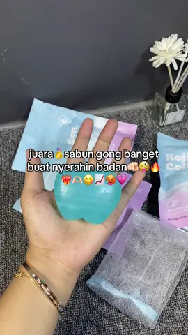 sumpah bagus banget kalian wajib cobain biar ketagihan✅💗#sabun #kojiccollagensoap #kojic #soap 