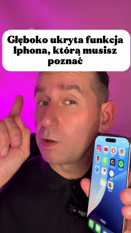 🌟 Głęboko ukryta funkcja Iphona, którą koniecznie musisz poznać 🌟 #iphone #iphonetricks #iphonetutorial #iphonetips #iphonehacks    🛠️ pamiętaj: obserwuj 🫡 @basteksolarczyk for more 🔥