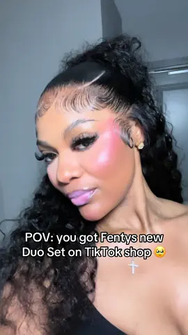 Oh I know ball ! Sparkled and snatched hunny ! 🥰 #fyp #fentybeautysuperbrandday @Fenty Skin @Fenty Beauty @Fenty Hair 