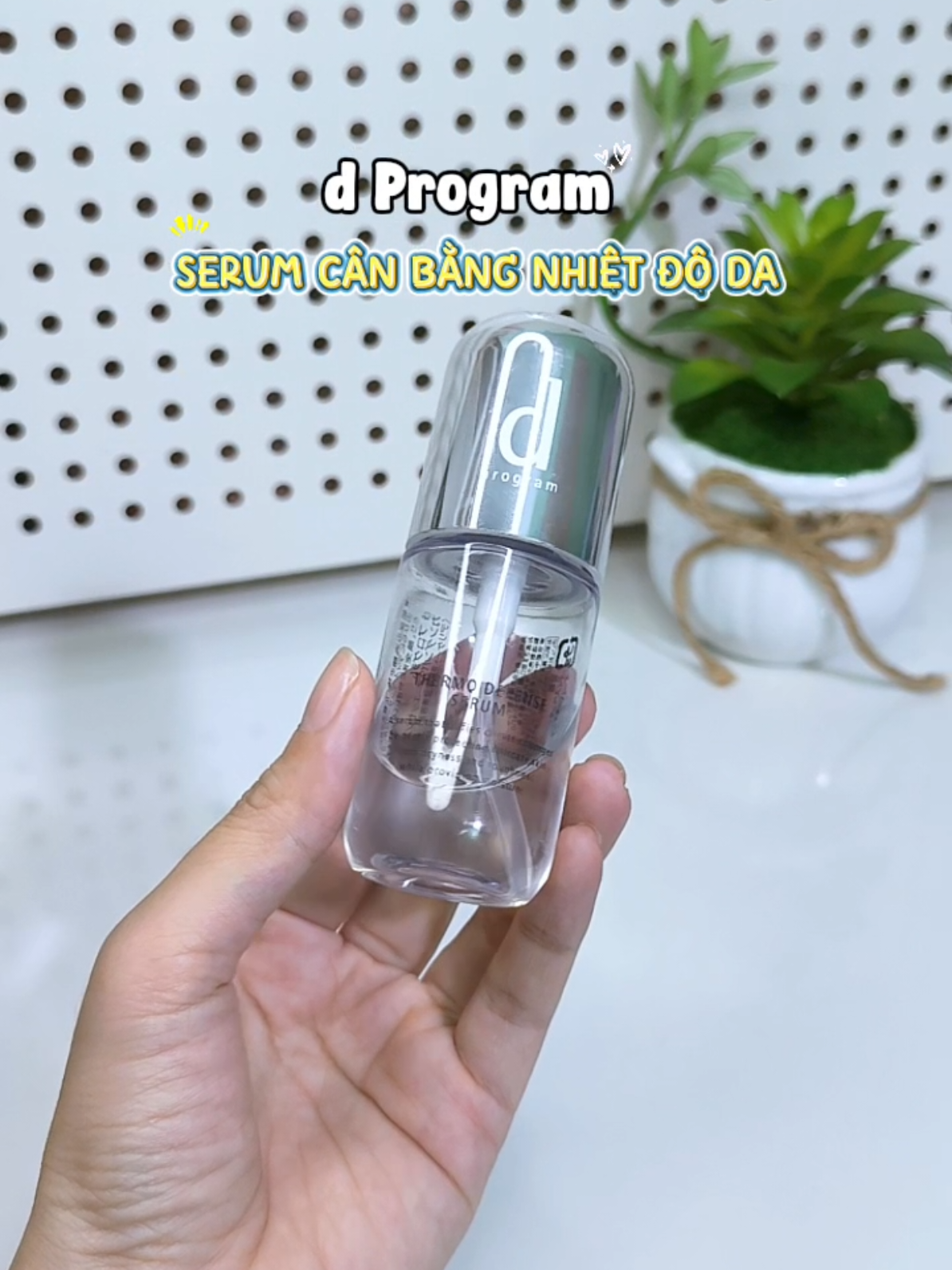 Serum cân bằng nhiệt độ da d Program #dprogram #serum #learnontikok #halinh #review 
