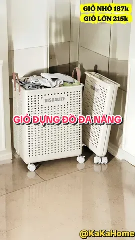 Giỏ đựng đồ da năng#giodungquanao #xuhuong #viralvideo #viraltiktok #trending 