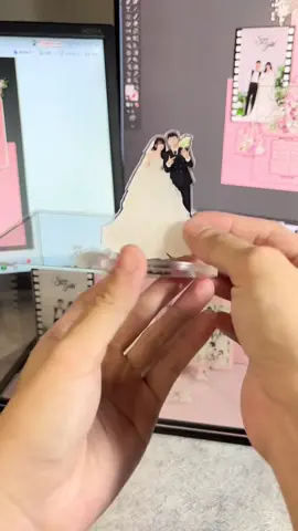 Mua mô hình bên shop tặng kèm standee đế xoay nha😍 #mohinh3d #damcuoi #ledamngo #xuhuong #viral 