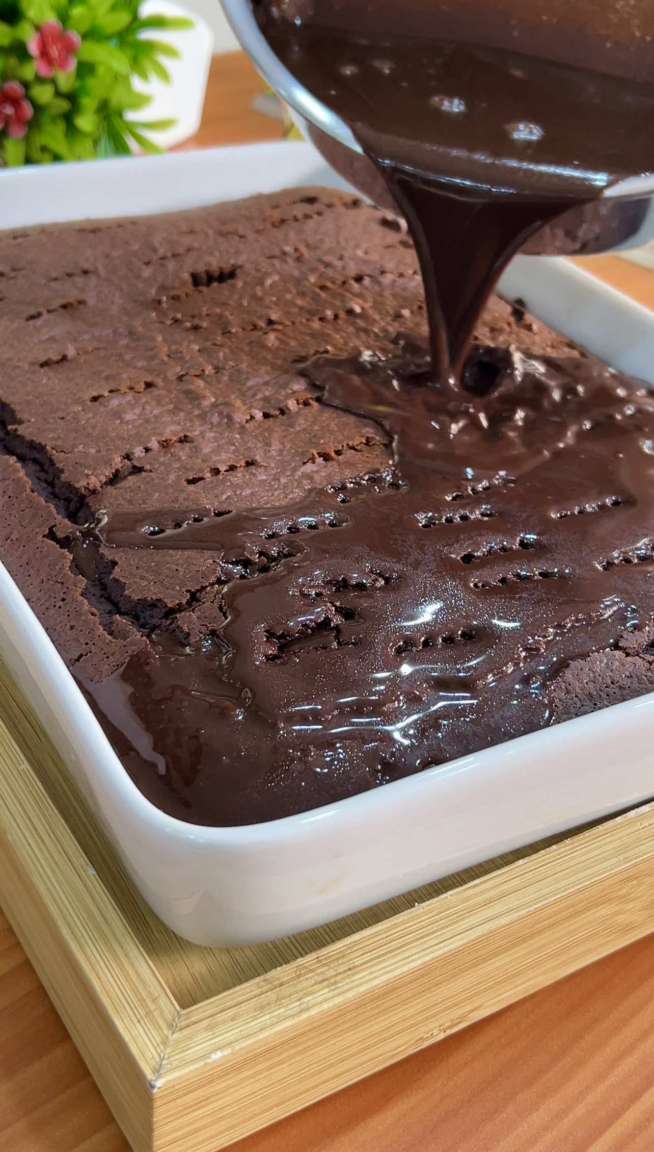 أسهل كيكه شوكلاته ❤️😋ممكن تعمليها #تريند 