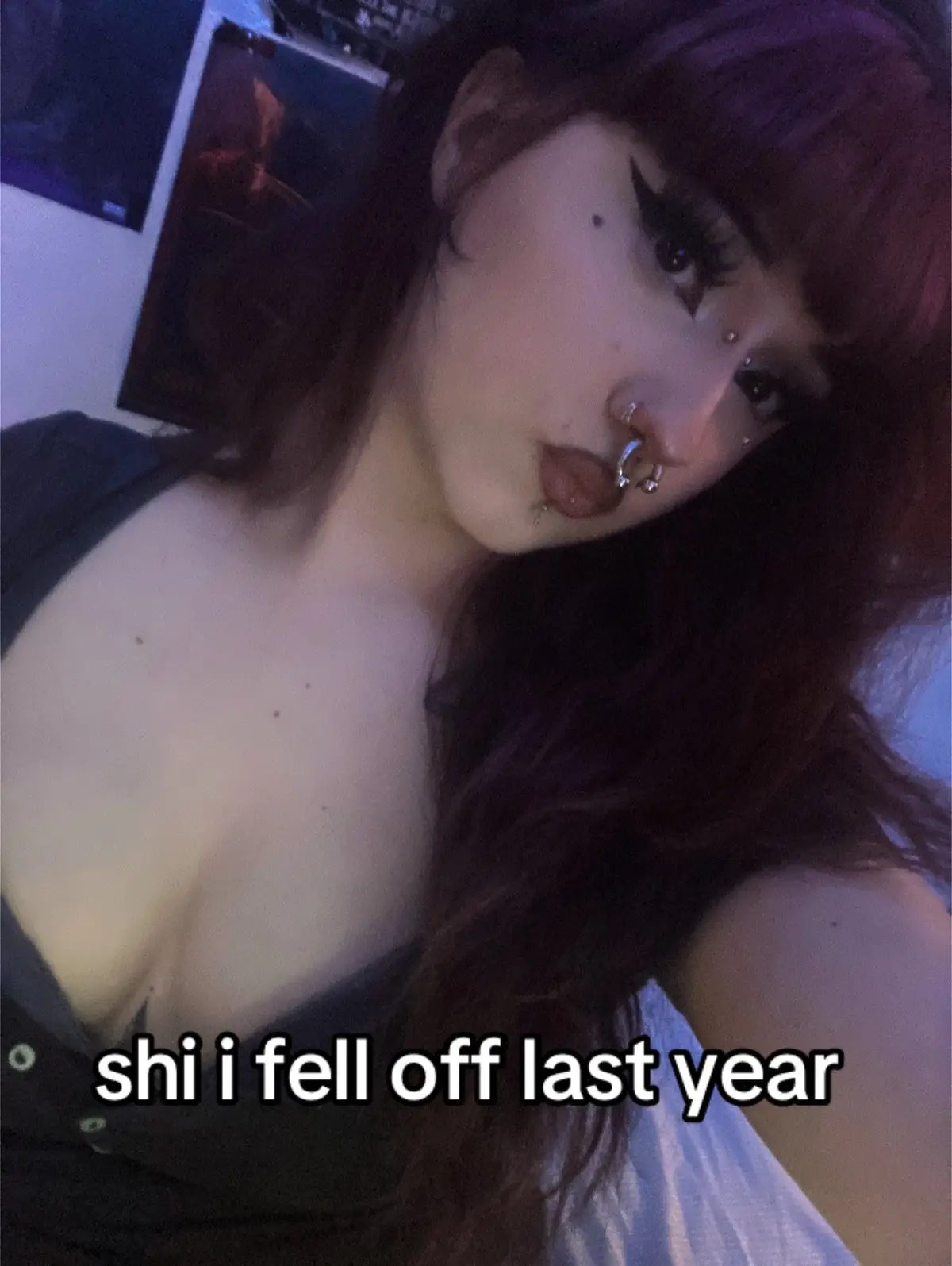 i’m just shaking back fr #alt #fyp #trending #mutuals #piercings 