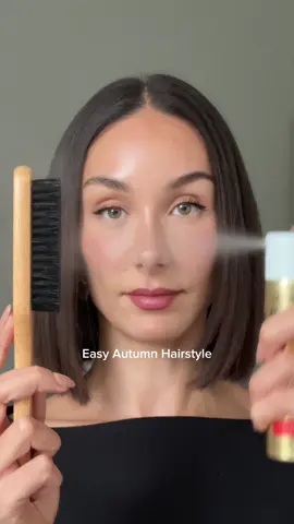 Trying my sister’s easy autumn hairstyle on my short hair 🍂 @Selin Ekrem  Products: @L’Oréal Paris Elnett hairspray @ghd chronos hair straightener  #hair #hairstyles #shorthair #hairtutorial #hairtok 