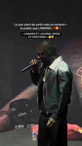 La mano Luciano, Messi et Cristiano 🫣🤯‼️ #lamano #concert #rapfr 