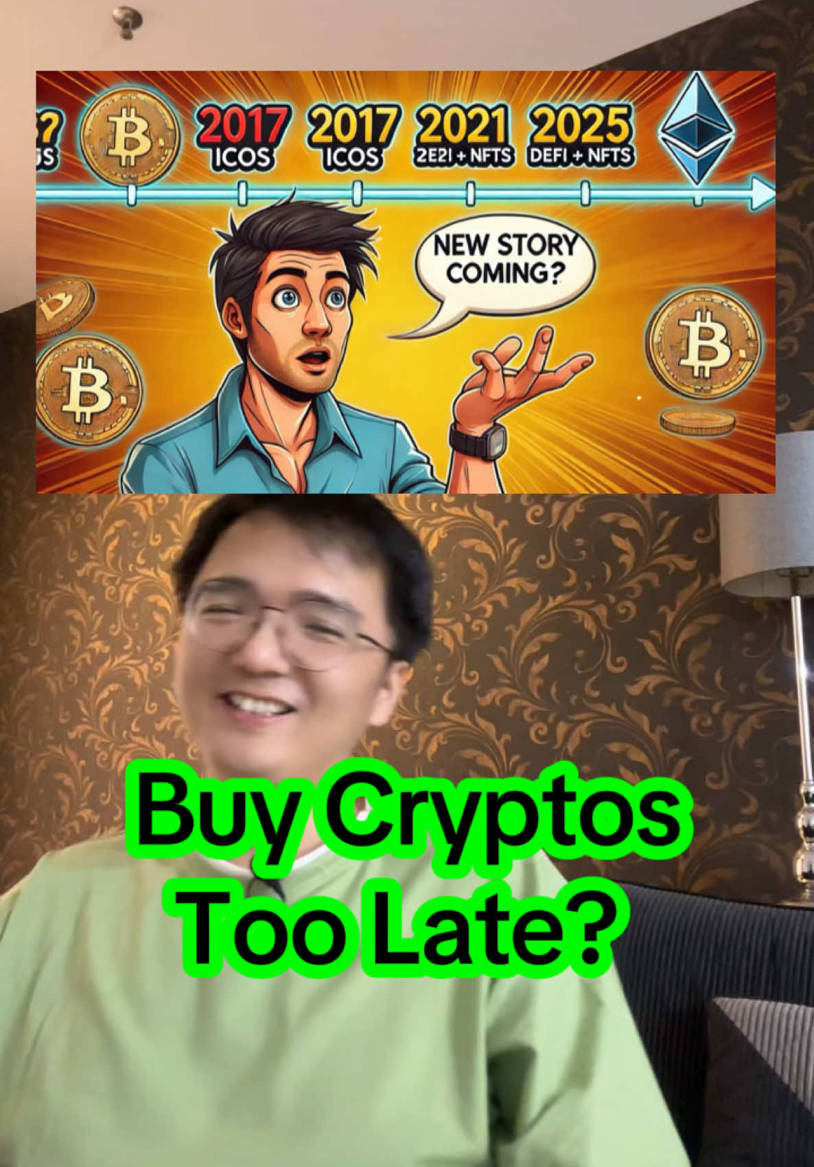 Crypto bull market. Too late to enter? Buy vs Sell? Make money in this bull run? #crypto #bitcoin #investments #memecoin #doge 