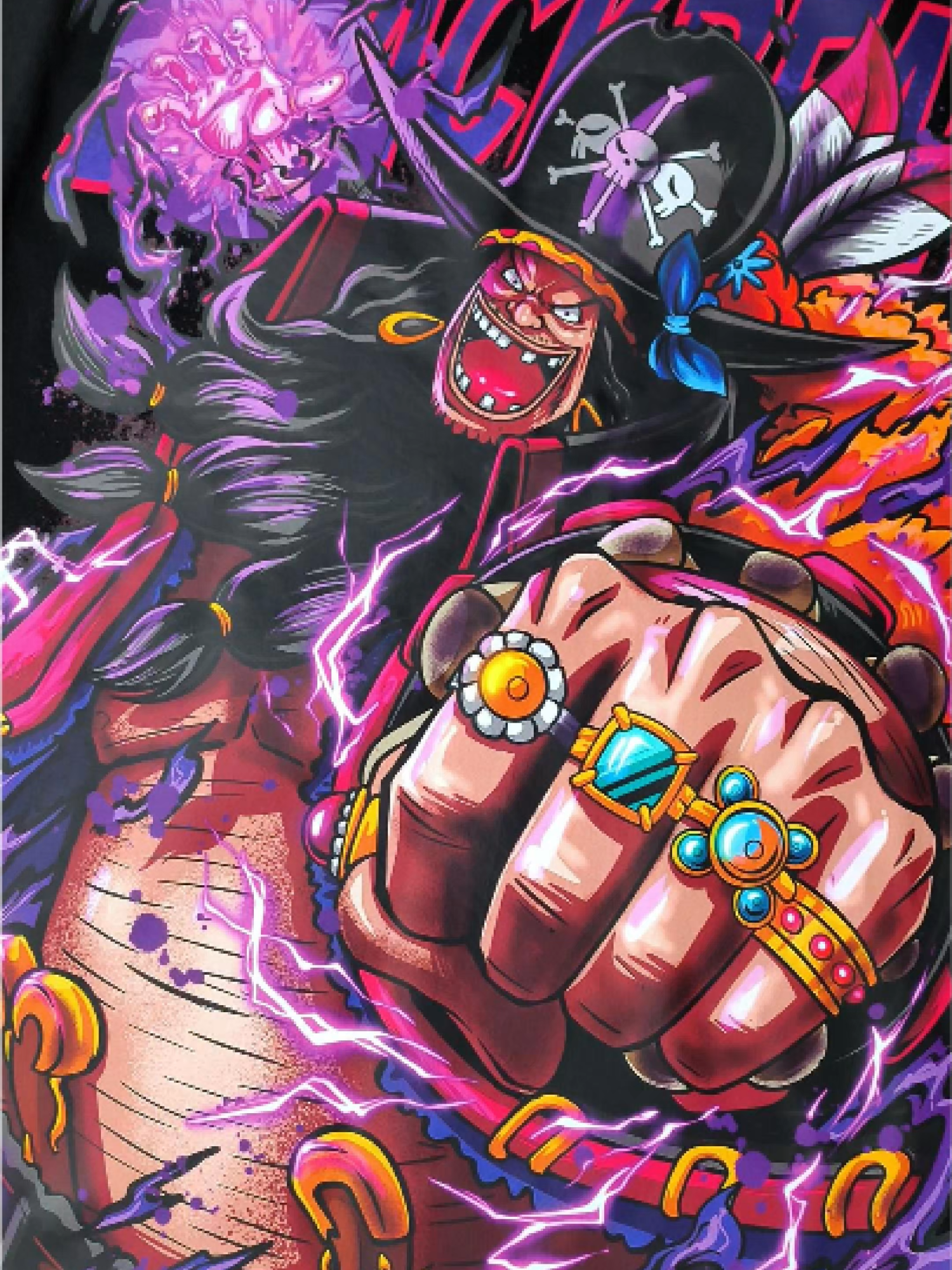 Marshal D Teach #kaosanime #kaosonepiece #marshaldteach #blackbeard