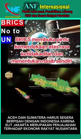 Aceh dan Sumatra harus segera pisah dengan indonesia @brics_01 