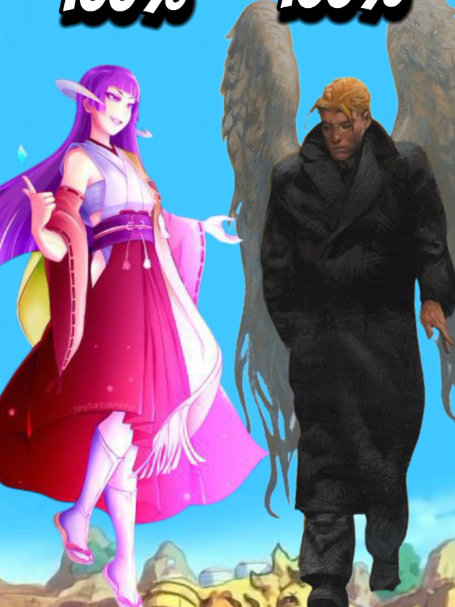 Featherine vs Lucifer Morningstar / Qui est le plus fort ??? #animeverse #animeedits #whoisstrongest #videoviral #capcut_edit 