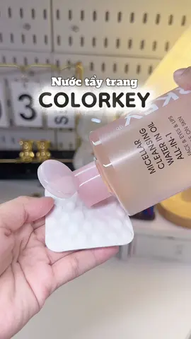 Nước tẩy trang Colorkey giá siu 🌰  #taytrangcolorkey #nuoctaytrang #colokeyluminous #taytranggiare 