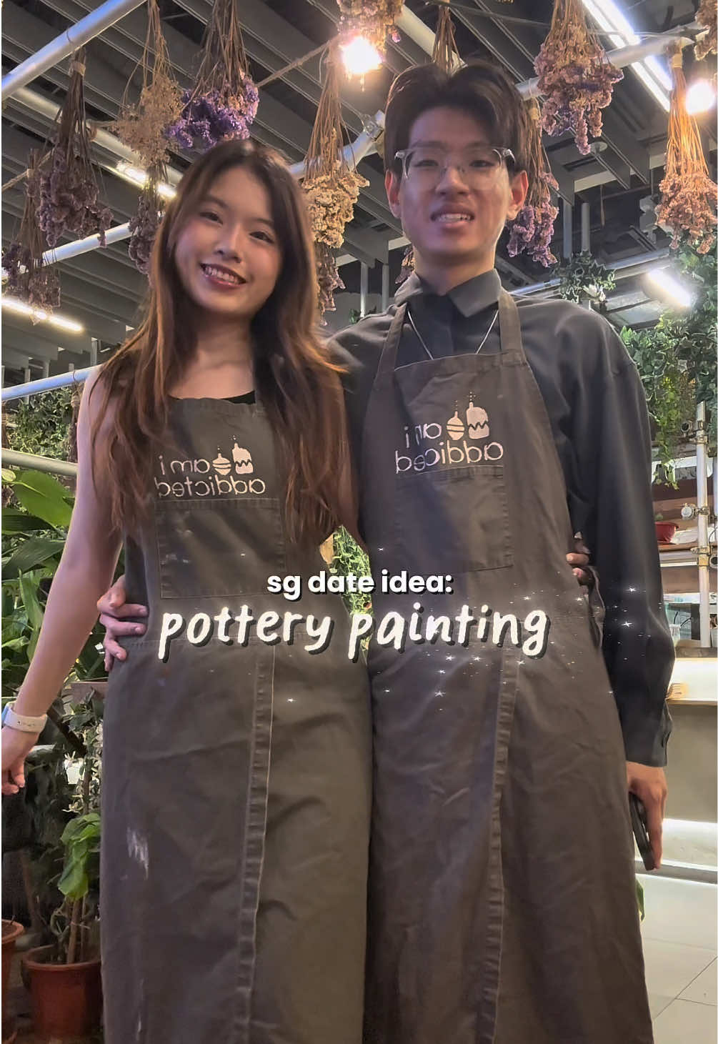 our 1st attempt at pottery painting and we had sm fun hehe ALSO not his clash royale plate😭 #potterypainting #dateidea #whattodosg #couple #activity @Clayful Cafe SG 
