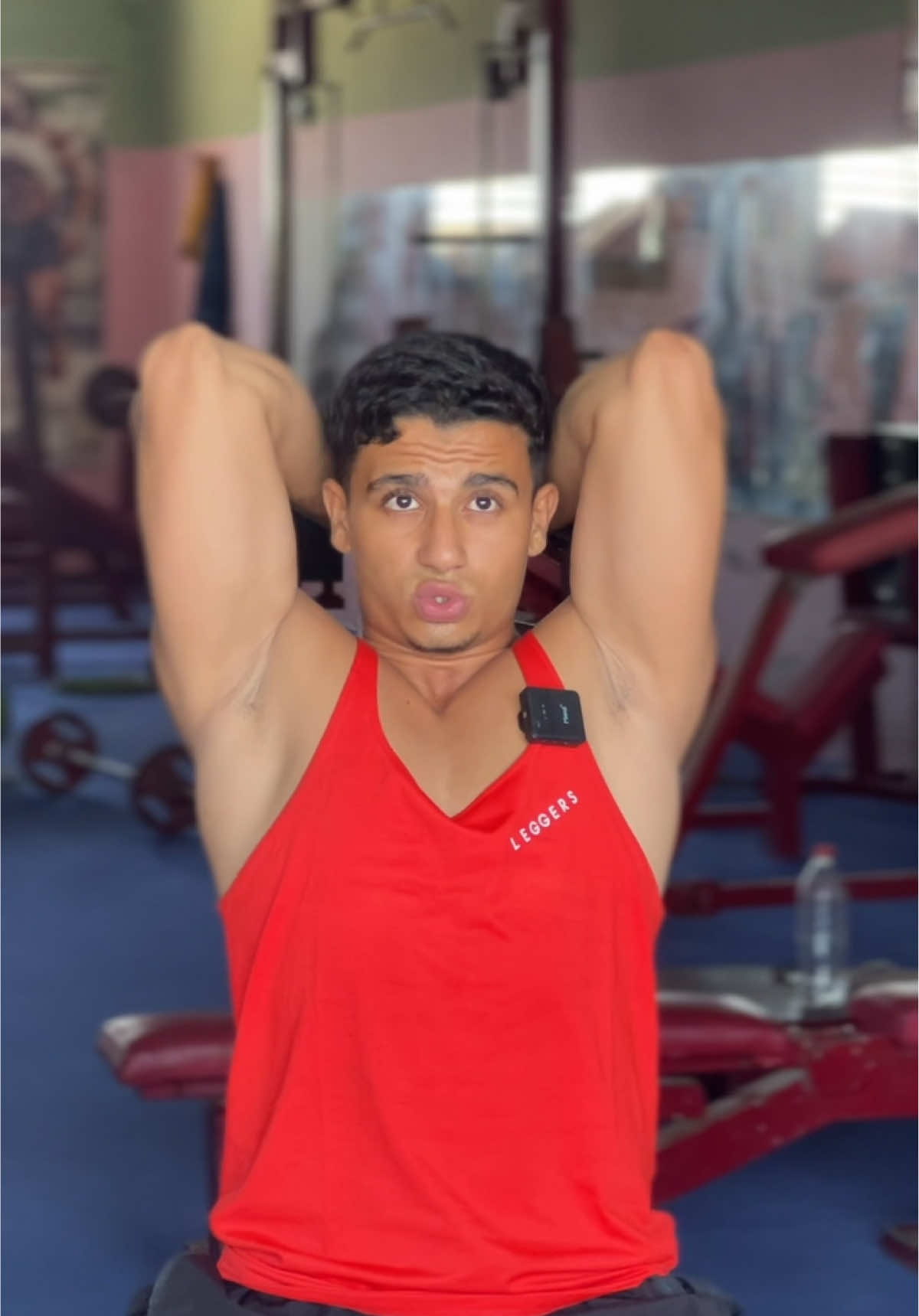 Trycep overhand dumbbell 💪🏻 #bodybuilding #workout #Fitness #fitnesstips #haneef_fitness 