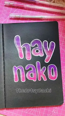 glitter pen in black paper 😎✨ yes, pwede siya! #glitter #glitterpens #glittergelpens #lettering #relapse 