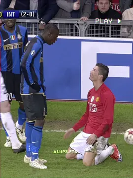Ronaldo vs Balotelli ☠️🔥 // #football #fyp #foryoupage #ronaldo #manchesterunited 