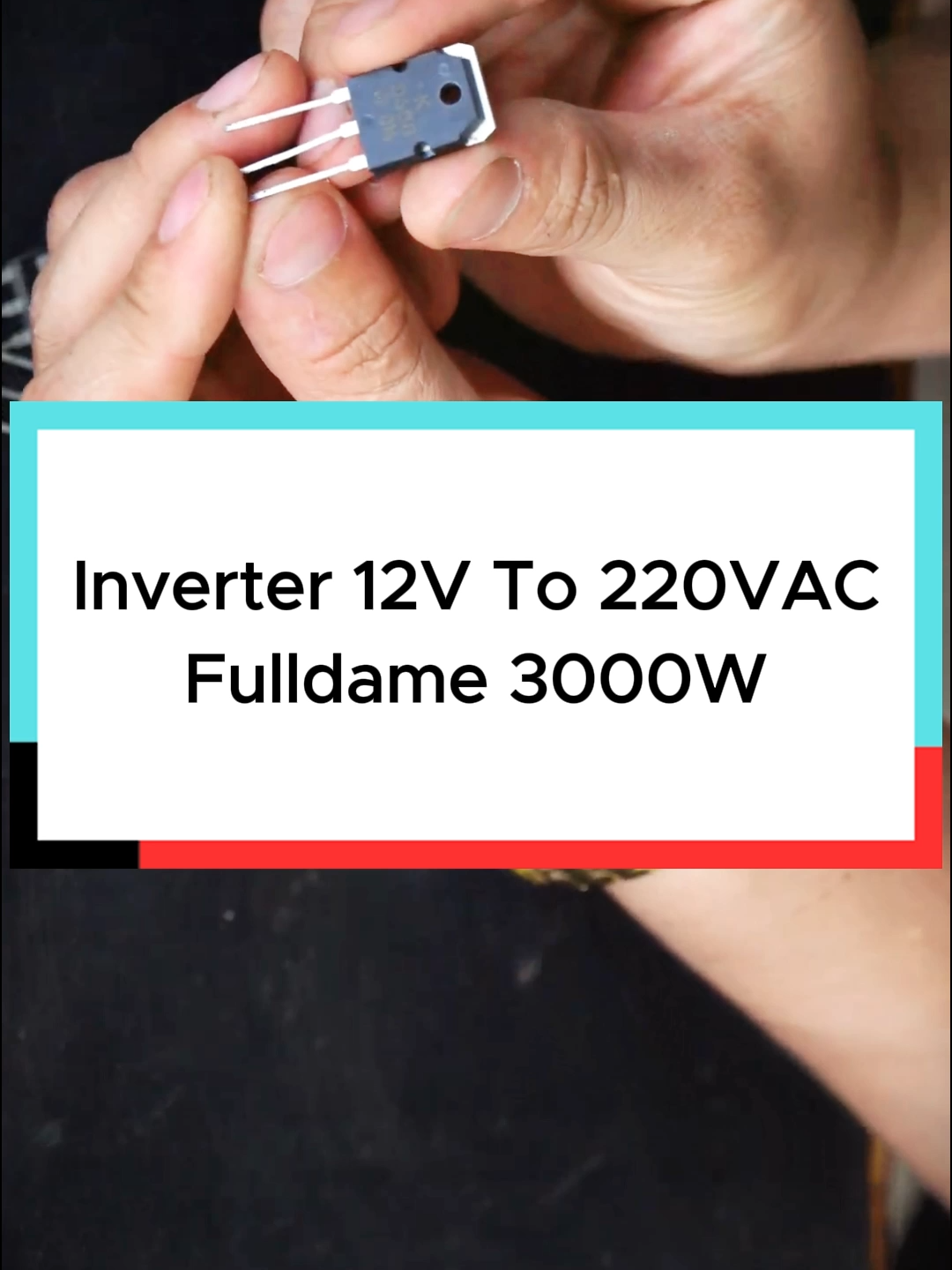 Inverter 12V To 220VAC Full dame 3000W. #diyelectronics