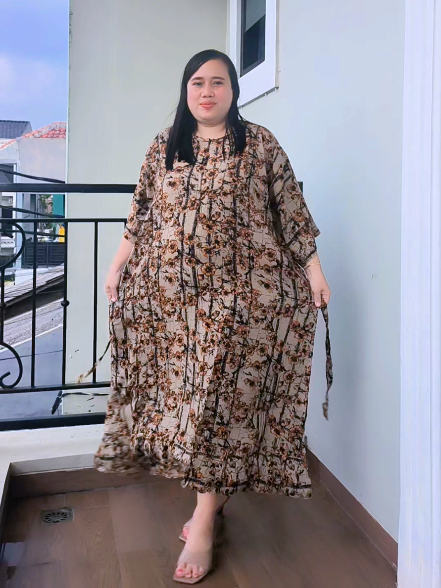 Daster jumbo Azumi Batik Ld 140 bahan Adem nyaman di pakai sehari-hari#dasterjumbo #paydaysale #azumibatikdasterjumbo 