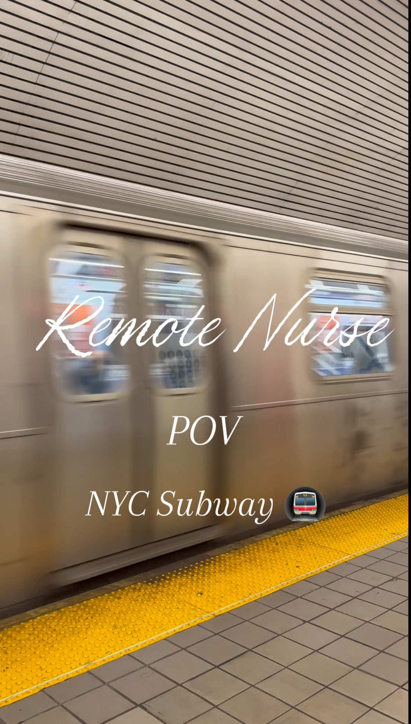 POV: you never have to request PTO again ✨ Being a remote nurse means more than working from home — it’s freedom, flexibility, and building a lifestyle you actually love. 🌍🫶 Filmed in the New York subway 🚇 #RemoteNurse #WorkFromAnywhere #RemoteLife #NYC #LifestyleCreator
