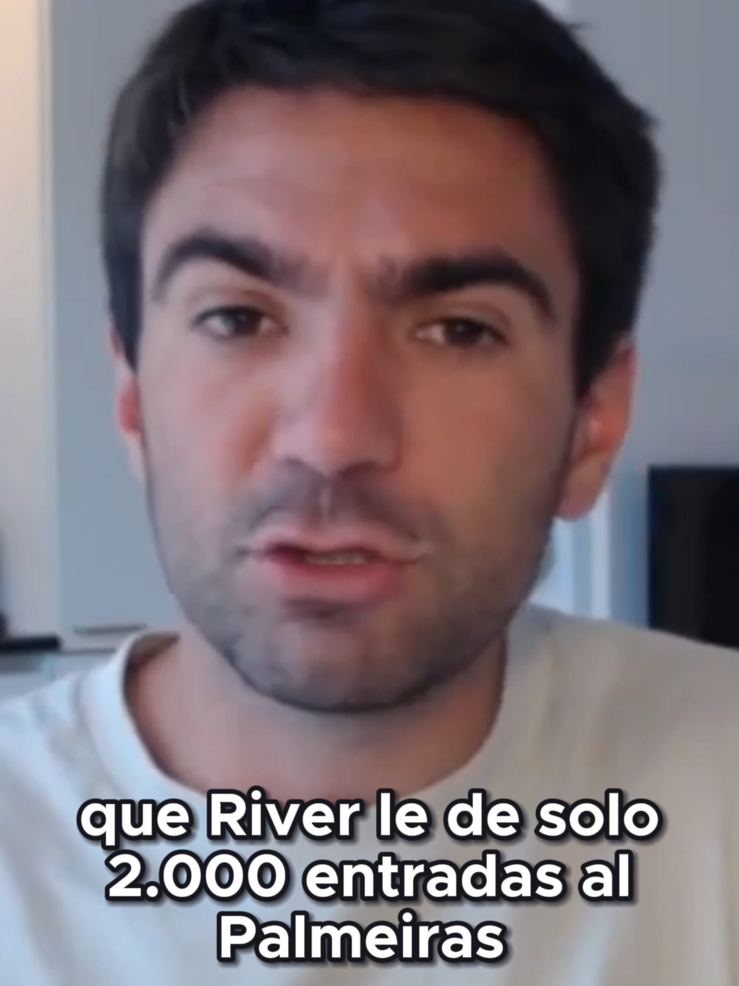 Si nos dan 2.000 entradas en Sao Paulo, River debe hacer lo mismo en el Monumental #riverplate #palmeirasfc #copalibertadores