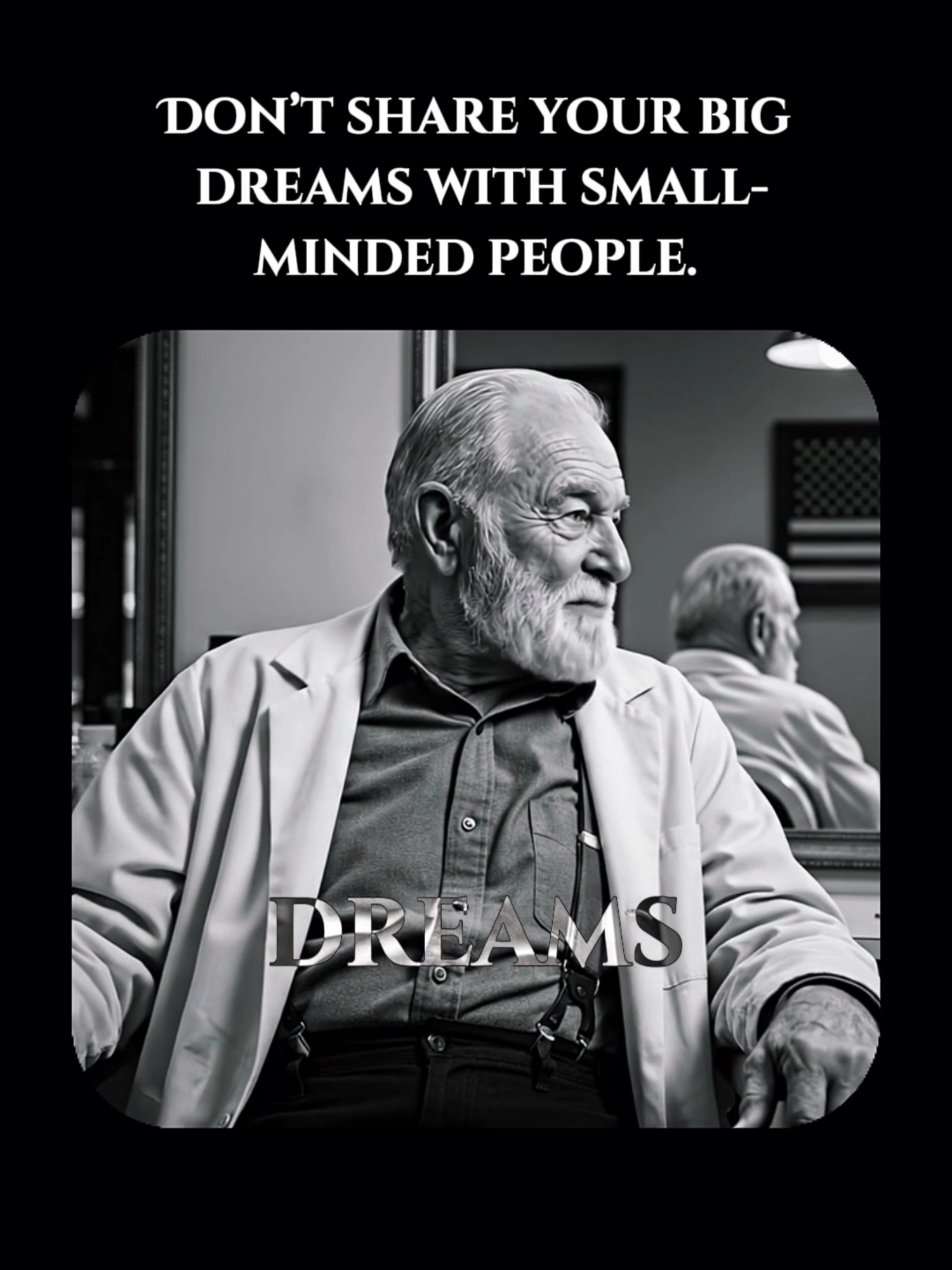 Don’t share your big dreams with small-minded people. #motivation #quotes #highqualitycontent #creatorsearchinsights