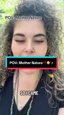 POV: Mother Nature‼️🙂‍↔️✨ #therealpavlinaekaterini #paulasworld #thatnychic #mothernature #healing 