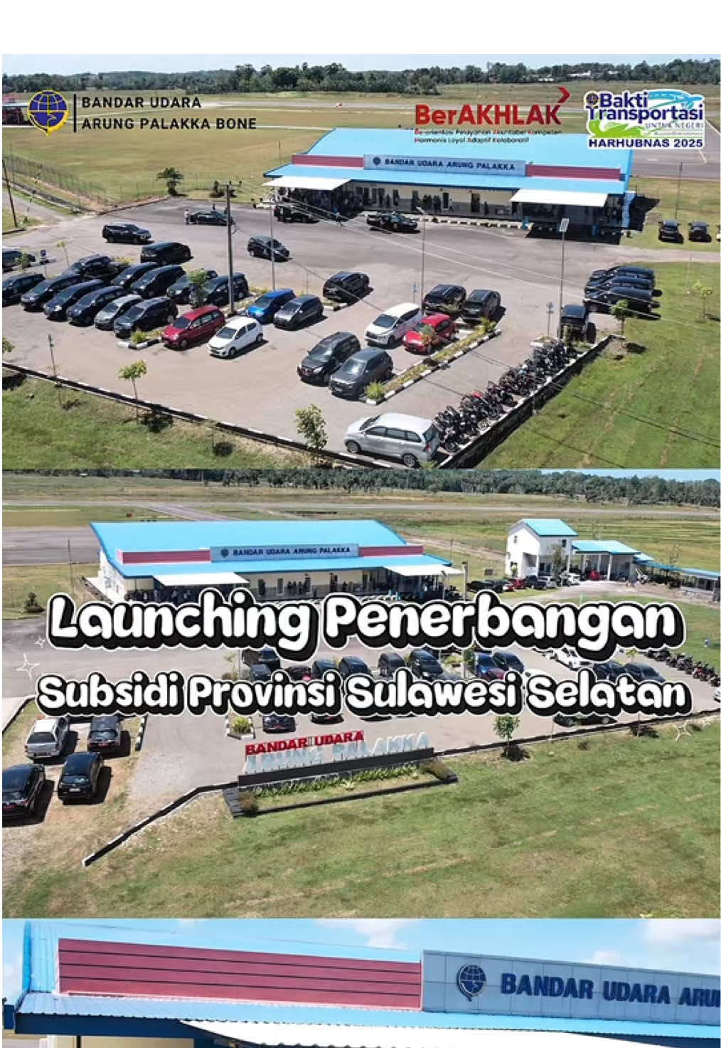 Launching Penerbangan Bersubsidi Provinsi Sulawesi Selatan ✈️ Pesawat ATR 72 maskapai FlyJaya mendarat perdana di Bandara Arung Palakka. Penerbangan ini sangat istimewa karena Gubernur Sulawesi Selatan turut serta dalam penerbangan perdana tersebut. Dengan adanya subsidi dari Pemerintah Provinsi Sulawesi Selatan, layanan penerbangan di Kabupaten Bone kembali aktif setelah vakum di tahun 2024. Mulai 29 September 2025, penerbangan reguler dijadwalkan akan hadir untuk melayani masyarakat Bone dan sekitarnya. 🤝 Bakti Transportasi untuk Negeri 🛫 @Kementerian Perhubungan RI  @Ditjen Perhubungan Udara RI  @Andiindargunawan  @FlyJaya  @Sulselprov  #ArungPalakka #PenerbanganPerdana #FlyJaya #BaktiTransportasiUntukNegeri