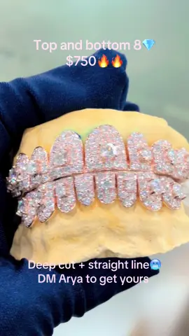 8 on 8 $750usd,factory price,welcome ✨🔥👏 #grillz #Grillz #diamondgrillz #foryoupage #viral 