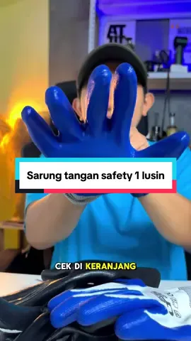 Sarung tangan safety 1 lusin promo harga murah #sarungtangansafety #sarungtangan #sarungtangankerja #gloves #cuantanpabatas 