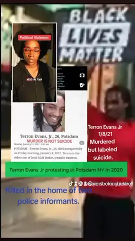 #duet with @Melody Angel #politicalviolence Terron Evans Jr fought against racism and for equality and Justice.