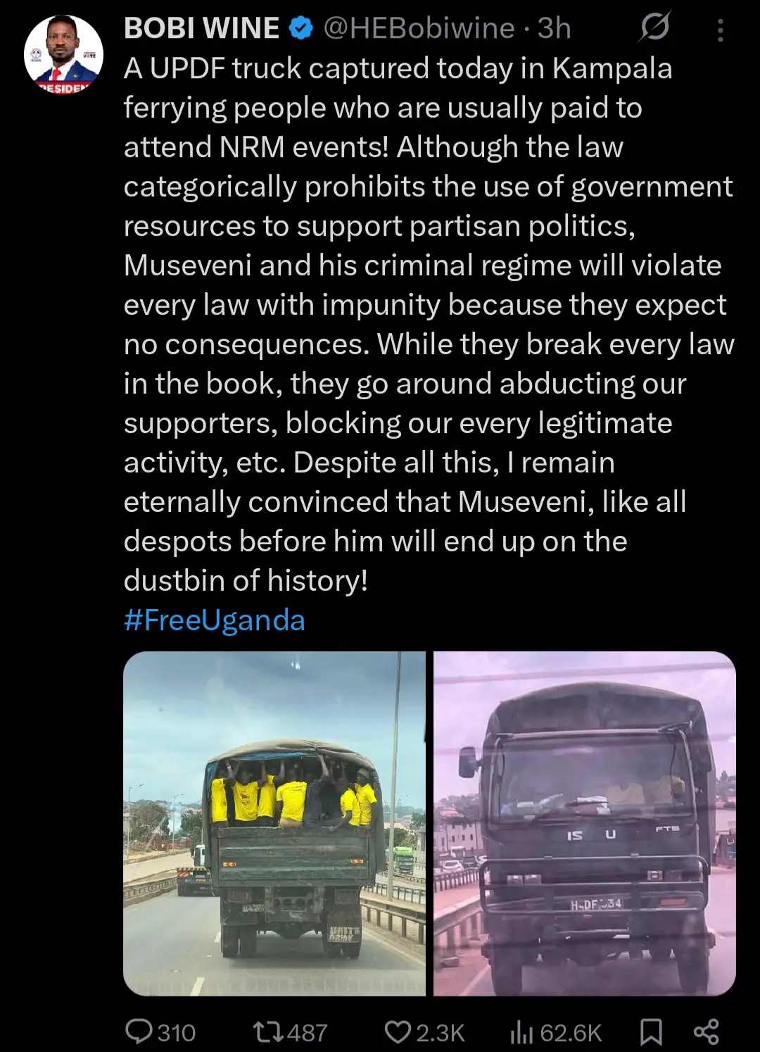 Uganda 🇺🇬 IsBleeding #peoplepower🇺🇬r🇺🇬🇺🇬 #nationalunityplatform #FreeAllPoliticalPrisoners 