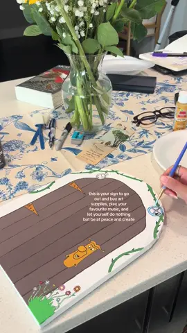 the amount of hours i spent painting this is insane but so worth it #fyp #painting #artsandcrafts #art #whimsical 