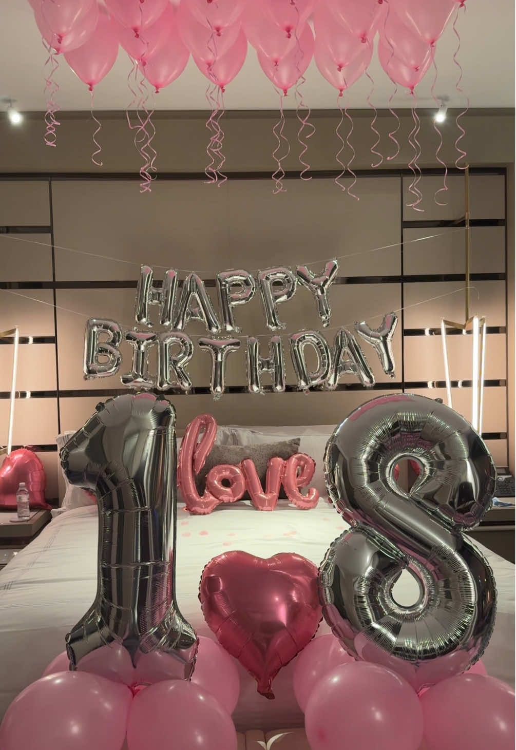 Best Birthday Surprise 💗 - - - DM to book! #sydney #hoteldecor #balloon #pink #balloondecor 
