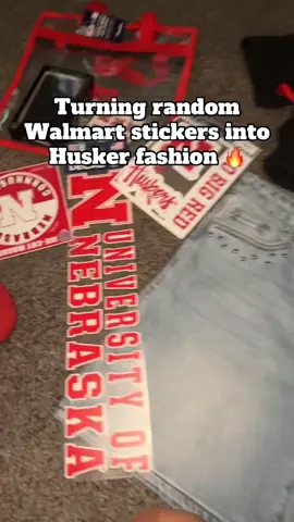 If the Huskers win, it’s definitely because of these shorts 😏 #GBR #nebraska #football #DIY 