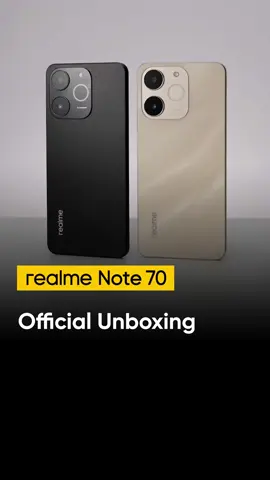 Let’s unbox the all-new realme Note 70!  Power meets style with: 🔋 6300mAh Massive Battery ✨ Dynamic Breathing Light 📏 7.94mm Ultra-Slim Design 🛡 ArmorShell Protection 💧 IP54 Dust & Water Resistance Available Now. Learn More: https://www.realme.com/pk/realme-note-70 #realmePakistan #realmeNote70