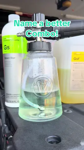 Name a better combo! I’ll wait! #KOCHCHEMIE #GSF #gentlesnowfoam #SOO3 #hydrofoam @KochChemieUSA @Parks Car Care 